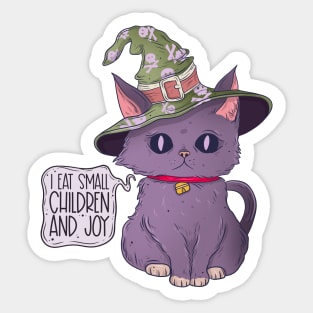 Witch cat Sticker